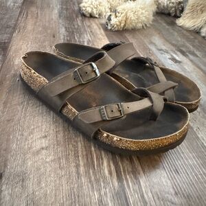 Brown Strappy Sandals